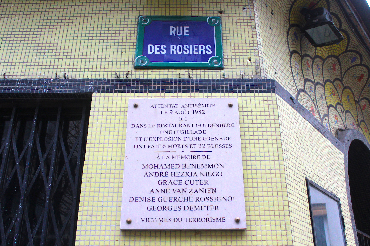 Le Marais le quartier Juif de Paris, La rue des Rosiers